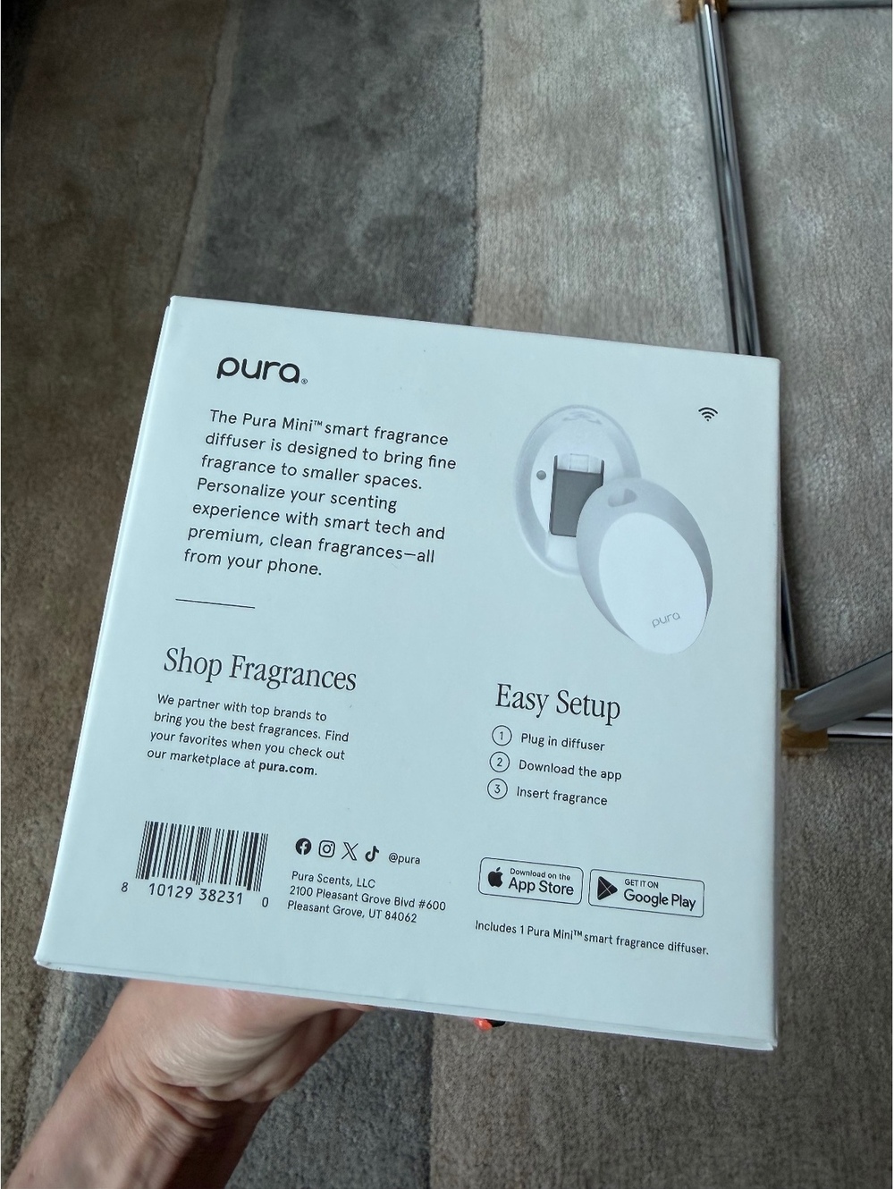 Pura Home Mini Smart home fragrance diffuser - Picture 2 of 4